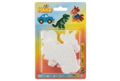 Hama Strijkkralenbordjes - Auto, Papegaai, Dino