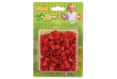 Hama Strijkkralen Maxi - Rood, 250st.