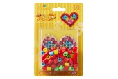 Hama Strijkkralenset Maxi - Hart, 100st.