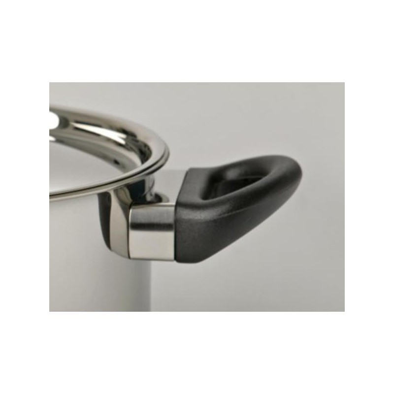 Poignée latérale Eurocuisine 20/22/24 cm avec 2 trous de vis noir