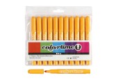Warm gele Jumbo Stiften, 12st.