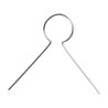 Metalen hanger - Verzilverd, 50st.