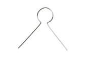 Metalen hanger - Verzilverd, 50st.