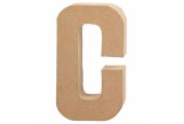 Letter Papier-maché - C, 20,5cm