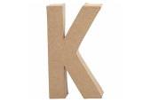 Letter Papier-maché - K, 20,5cm