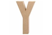 Letter Papier-maché - Y, 20,5cm