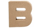 Letter Papier-maché - B, 10cm