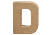 Letter Papier-maché - D, 10cm