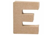 Letter Papier-maché - E, 10cm