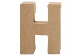 Letter Papier-maché - H, 10cm