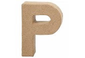 Letter Papier-maché - P, 10cm