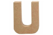 Letter Papier-maché  - U, 10cm