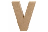 Letter Papier-maché - V, 10cm