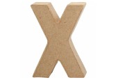 Letter Papier-maché - X, 10cm
