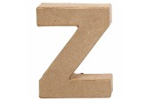 Letter Papier-maché - Z, 10cm