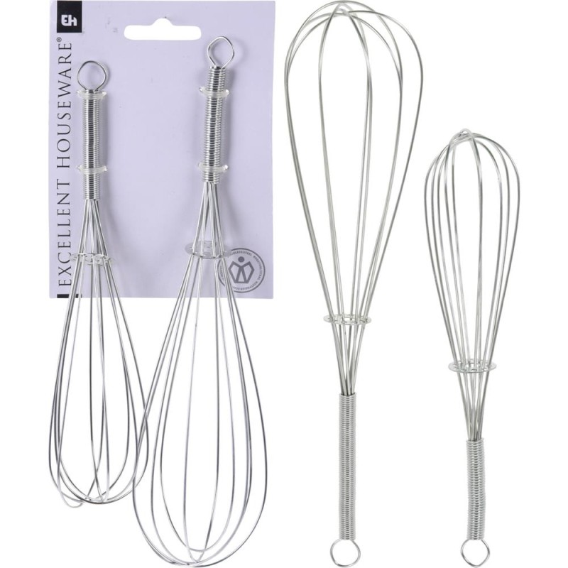 Excellent Houseware Gardeset 2 pièces en acier inoxydable