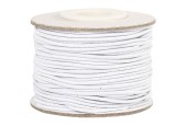 Elastiek Dikte 1mm Wit, 25m