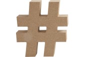 Symbool  MDF 13cm, 1st.
