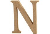 Letter N MDF 13cm, 1st.