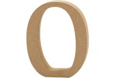 Letter O MDF 13cm, 1st.