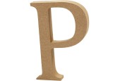 Letter P MDF 13cm, 1st.