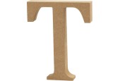 Letter T MDF 13cm, 1st.