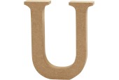 Letter U MDF 13cm, 1st.