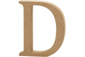 Letter D MDF 8cm, 1st.