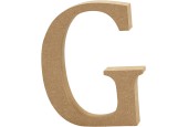 Letter G MDF 8cm, 1st.