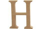 Letter H MDF 8cm, 1st.