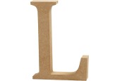 Letter L MDF 8cm, 1st.