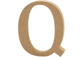 Letter Q MDF 8cm, 1st.