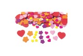 Colorations - Hart, Bloemen Vormen Foam, 500st.