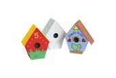 Colorations - Versier je eigen Papier-maché Vogelhuis, Set v