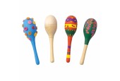 Colorations - Versier je eigen Houten Maracas, Set van 12