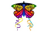 Kites Ready 2 Fly - Pop-up Mini Nylon Vlieger Vlinder