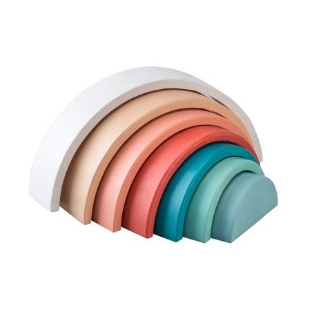 Houten Regenboog - Pastel