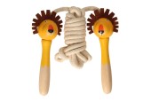 Houten Springtouw Dier - Leeuw