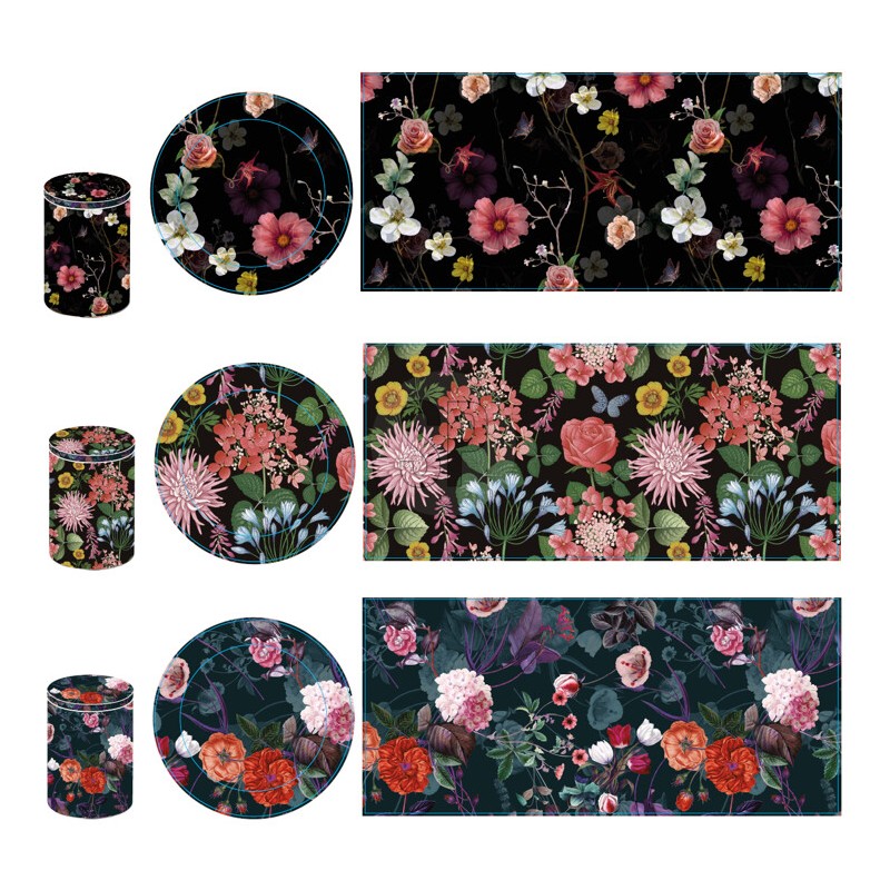 Voorraadblik bloemen Ø10,5xh16cm