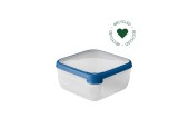 Curver Grand Chef Eco Récipient Alimentaire 2,5 L Carré Transparent/Bleu Foncé
