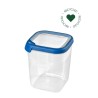 Curver Grand Chef Eco Vershoudbakje 2,6L Vierkant Transparant/Donkerblauw