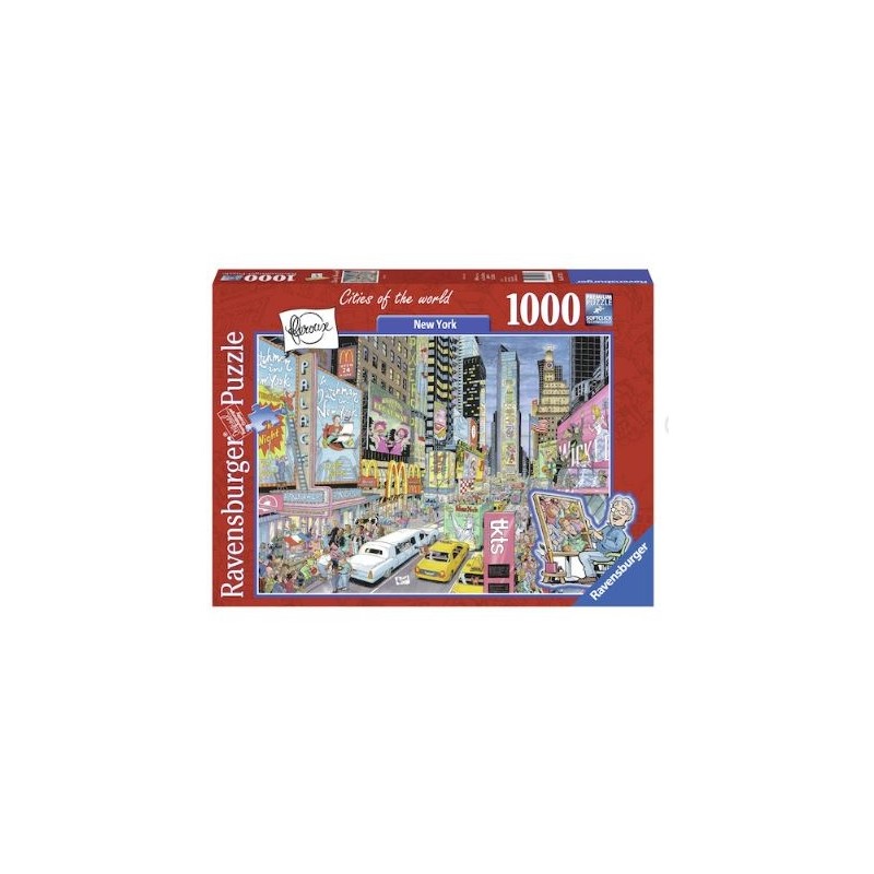 Puzzle Ravensburger 1000 pièces Fleroux : New York City, âge : à partir de 14 ans Dimensions : env. 50x70cm