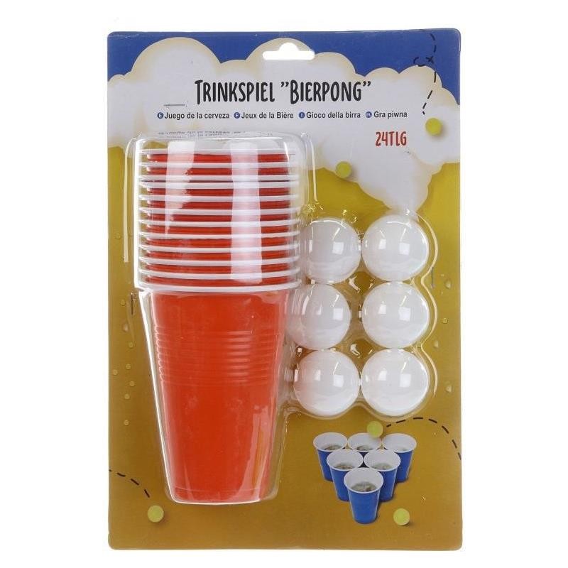 Jeu à boire Beerpong 24 pièces