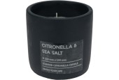 Bougie citronnelle en pot 10cm anthracite