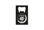Paperdreams Ouvre-bouteille en métal - 40 ans