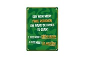 Paperdreams Tekstbord metaal 22x16,5cm - Twee redenen