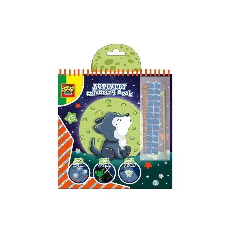 Ses Doe kleurboek glow in the dark 3-in-1