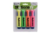 Surligneurs (marqueurs) en 4 couleurs
