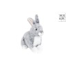 Peluche lapin Take Me Home L gris 28cm
