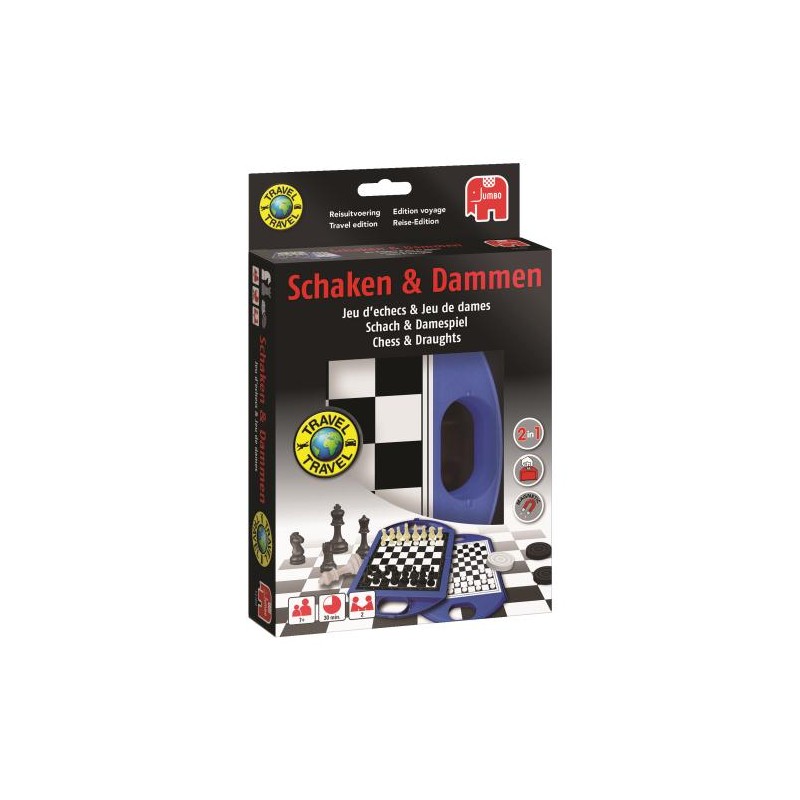 Jumbo Schaken & Dammen Travel